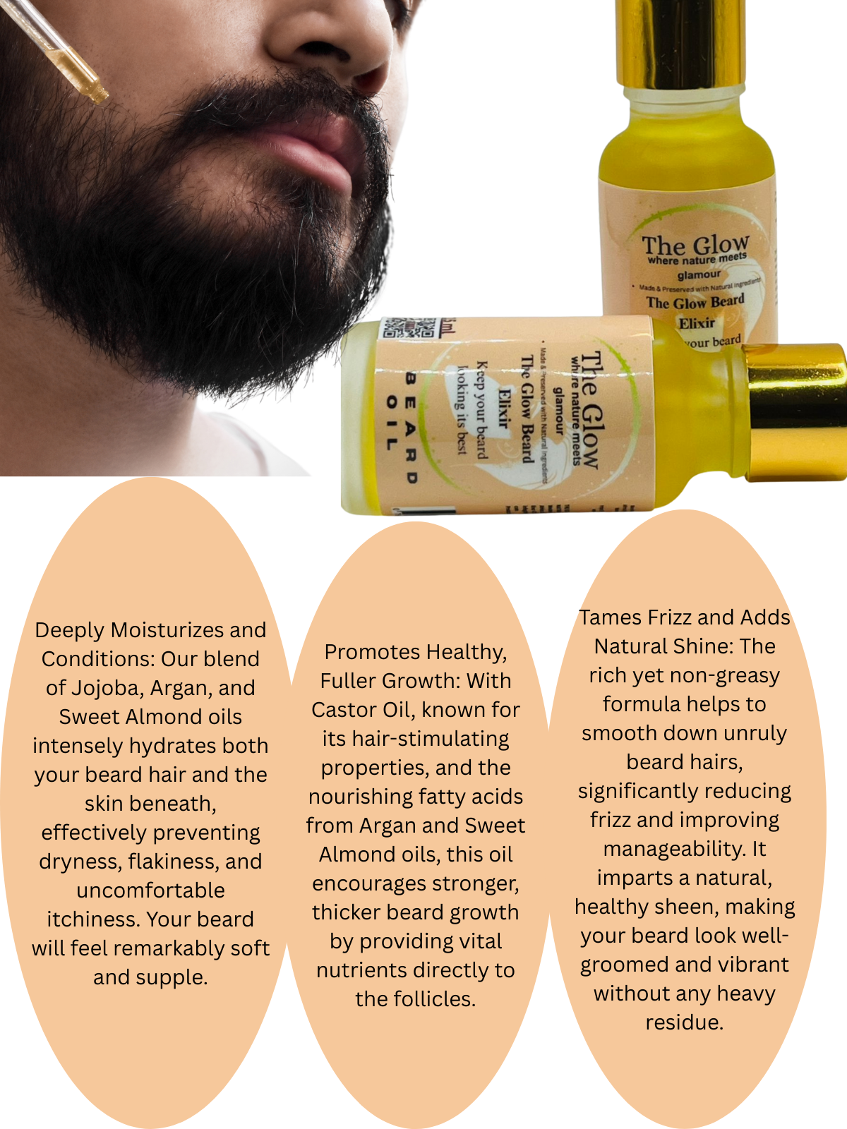 The Glow Beard Oil: Cultivate Your Masterpiece.