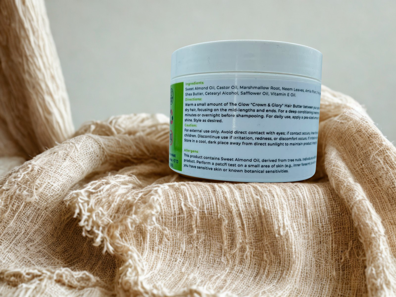 The Glow Crown & Glory Hair Butter - Reign Supreme. Nurture Your Crown.