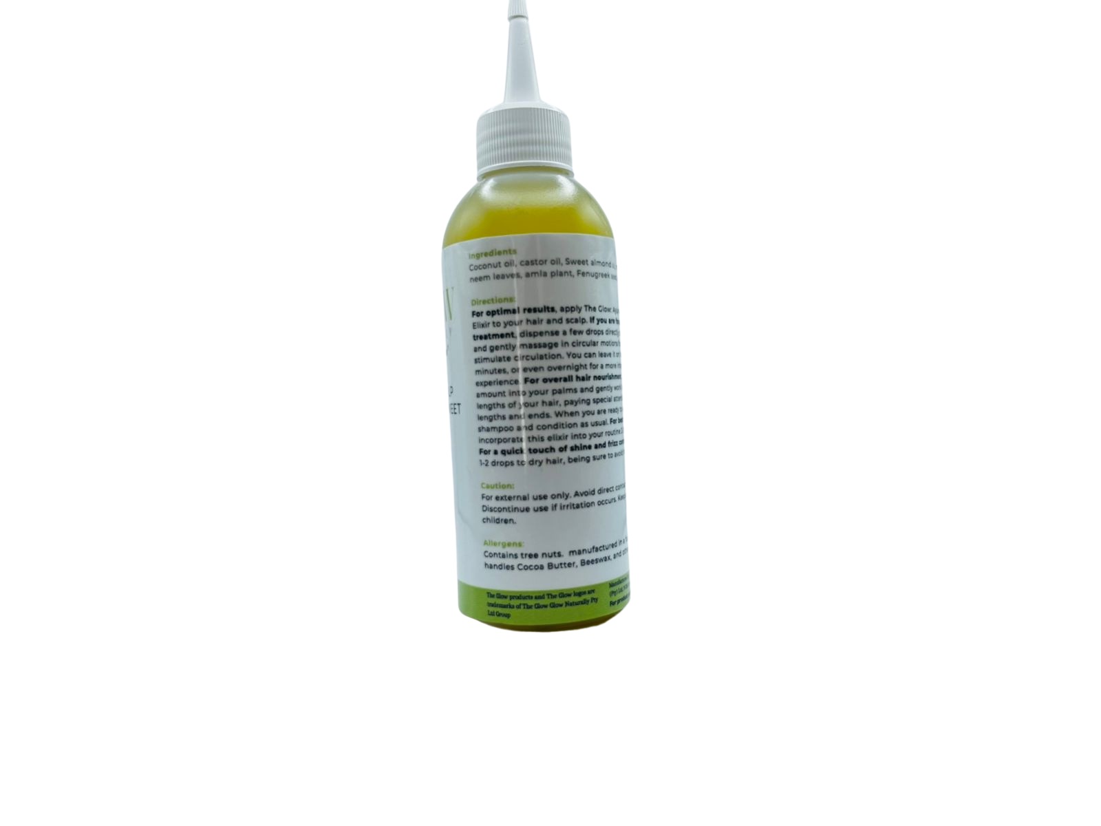 The Glow Ayurvedic Hair & Scalp Elixir with Castor & Sweet Almond - Cultivate Your Masterpiece. Rooted in Ancient Wisdom.