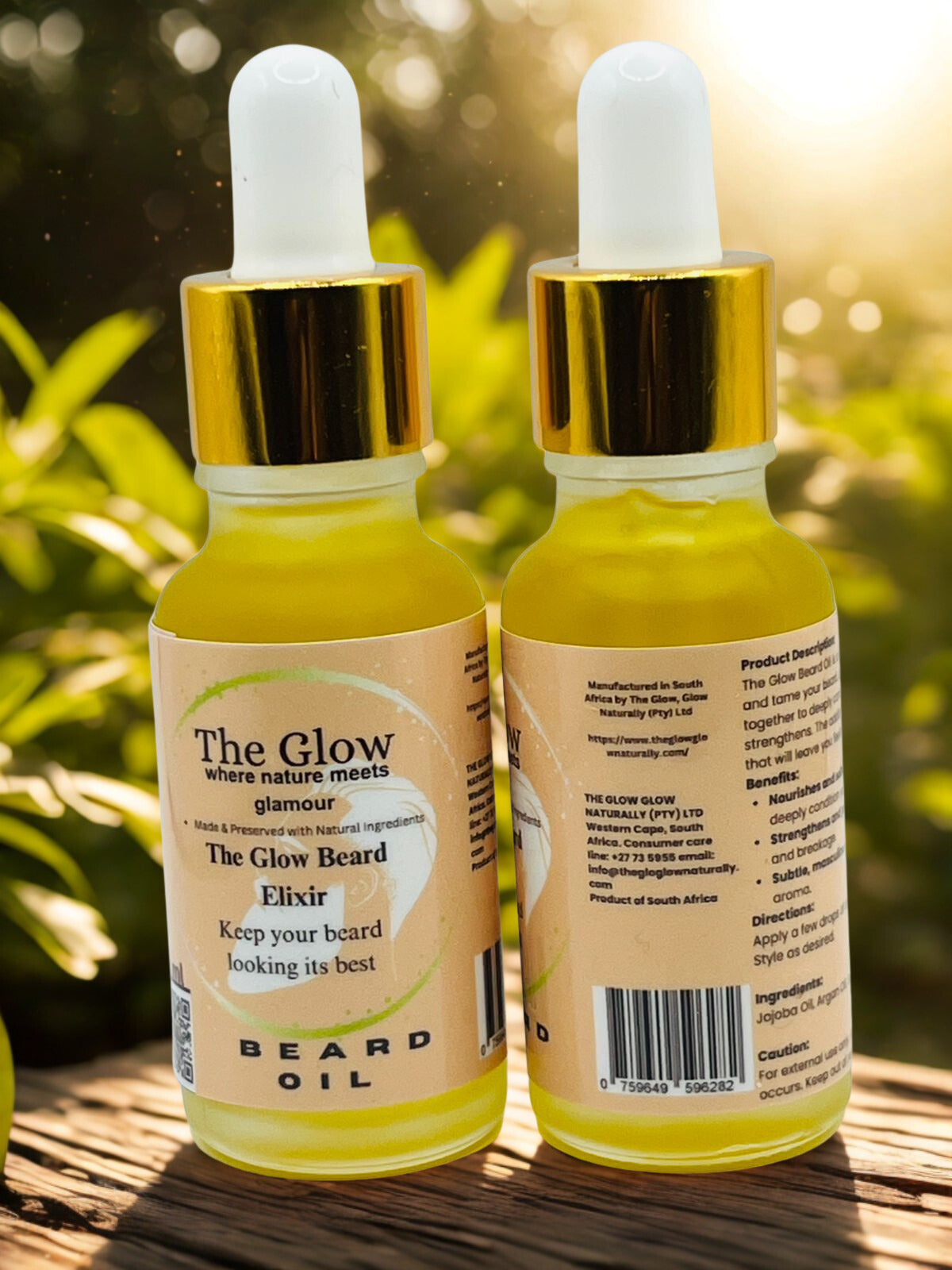 The Glow Beard Oil: Cultivate Your Masterpiece.