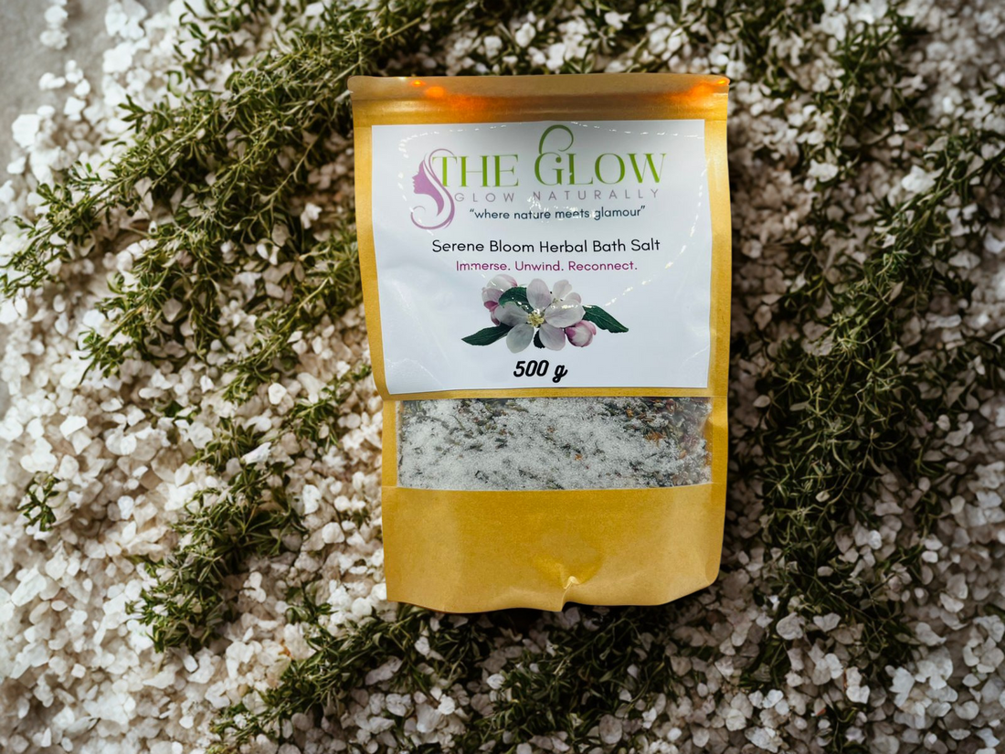 The Glow Serene Bloom Bath Salt - Unwind Your Mind. Soothe Your Soul.