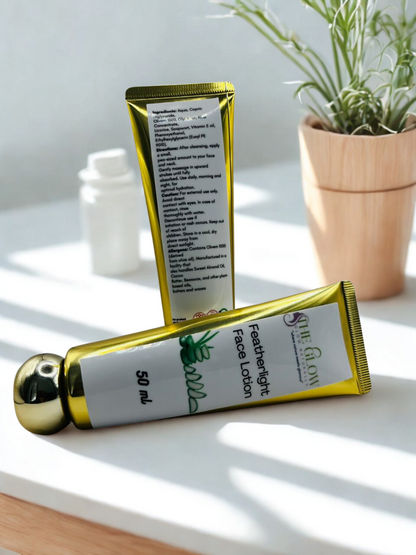 The Glow Featherlight Face Lotion - Weightless Hydration. Radiant Finish.