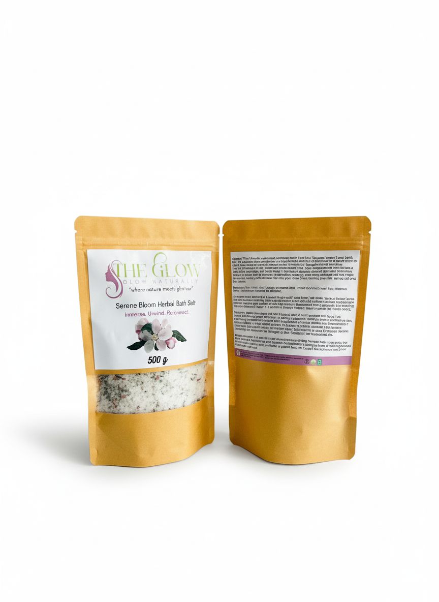 The Glow Serene Bloom Bath Salt - Unwind Your Mind. Soothe Your Soul.