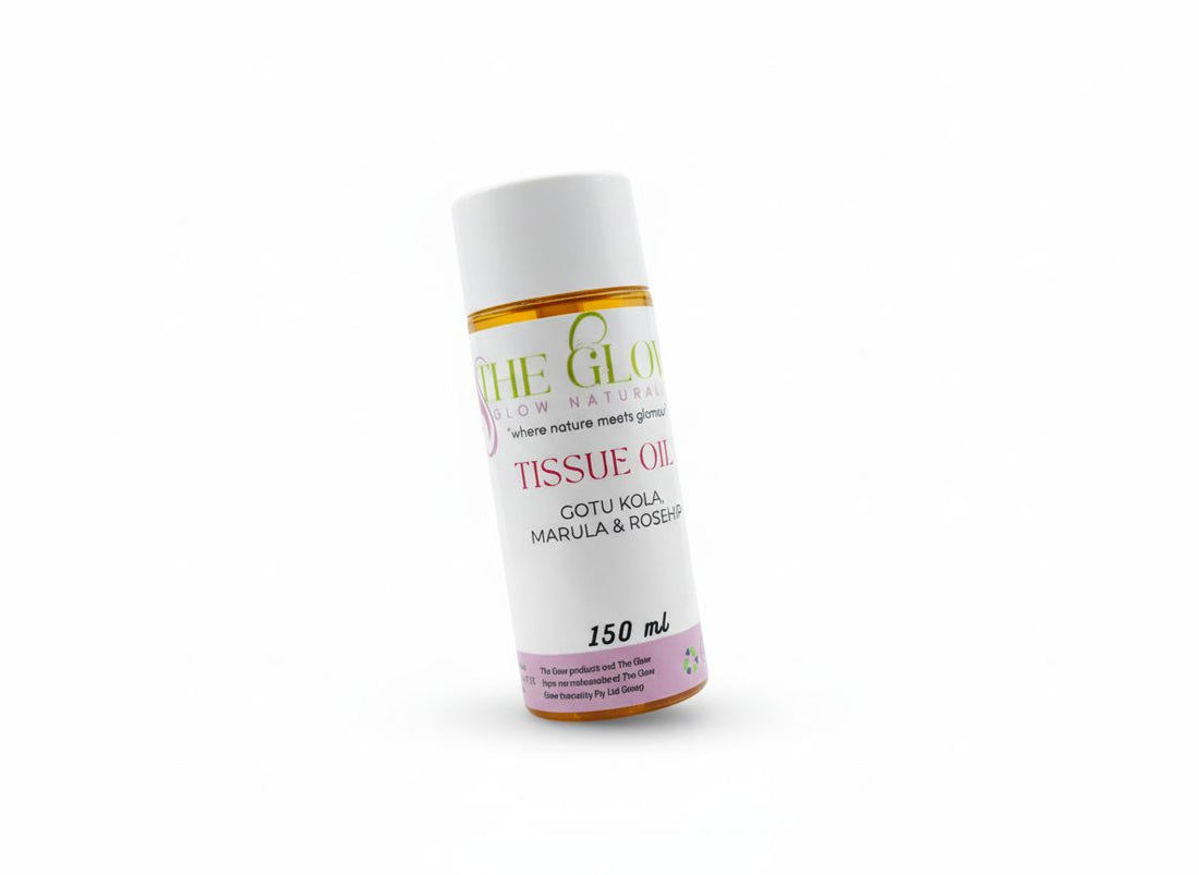The Glow Liquid Gold Tissue Oil - Rejuvenate. Restore. Reveal Your Radiance.