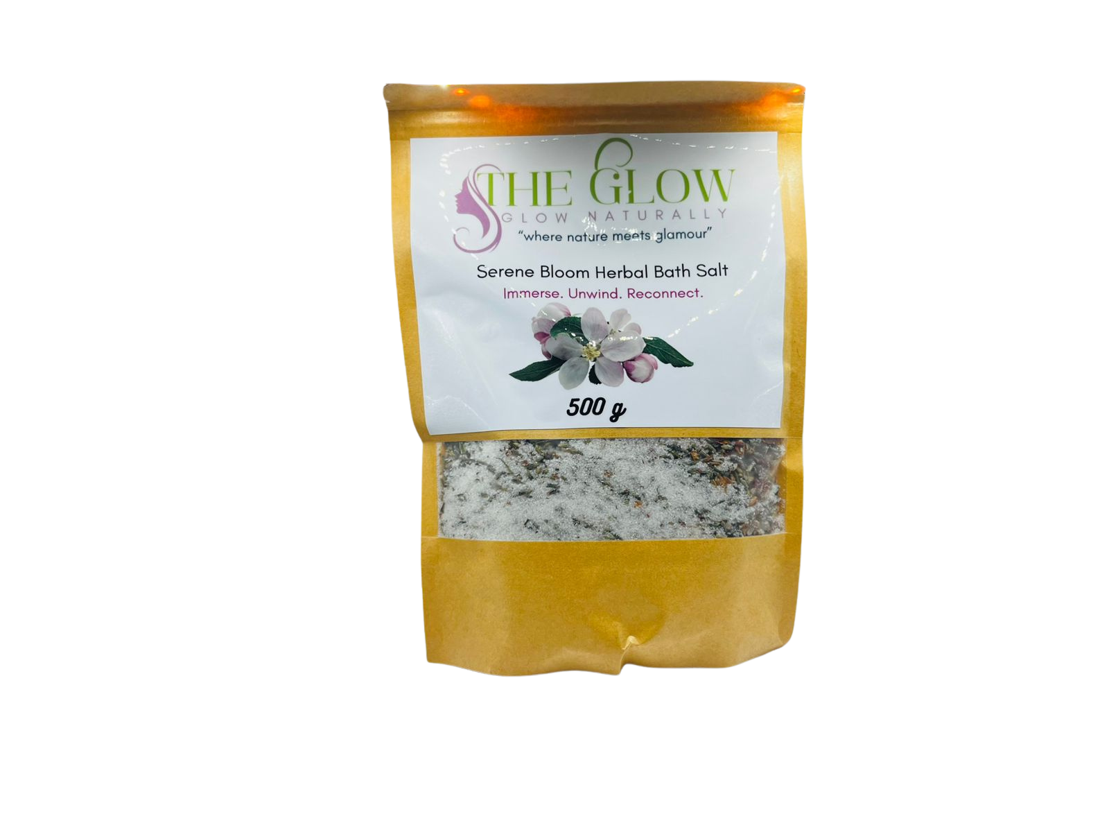 The Glow Serene Bloom Bath Salt - Unwind Your Mind. Soothe Your Soul.