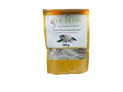The Glow Serene Bloom Bath Salt - Unwind Your Mind. Soothe Your Soul.