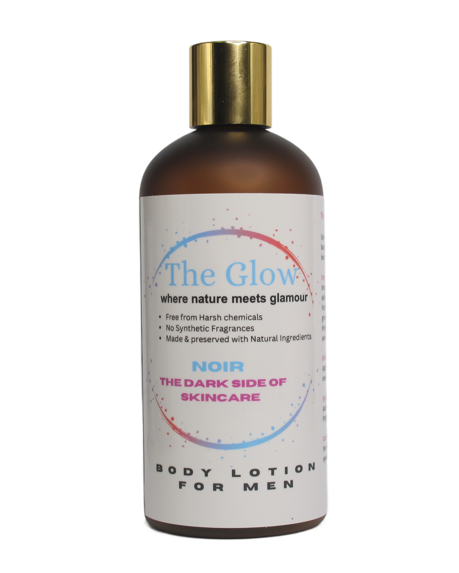 The Glow Noir Body Lotion - The Dark Side of Skincare (For Men)