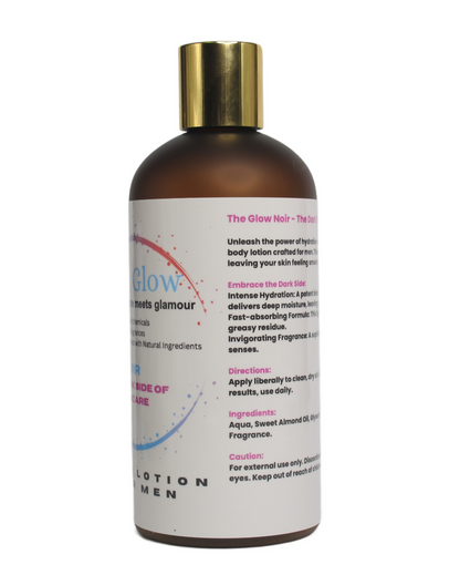 The Glow Noir Body Lotion - The Dark Side of Skincare (For Men)