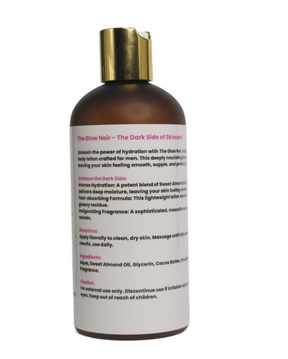 The Glow Noir Body Lotion - The Dark Side of Skincare (For Men)
