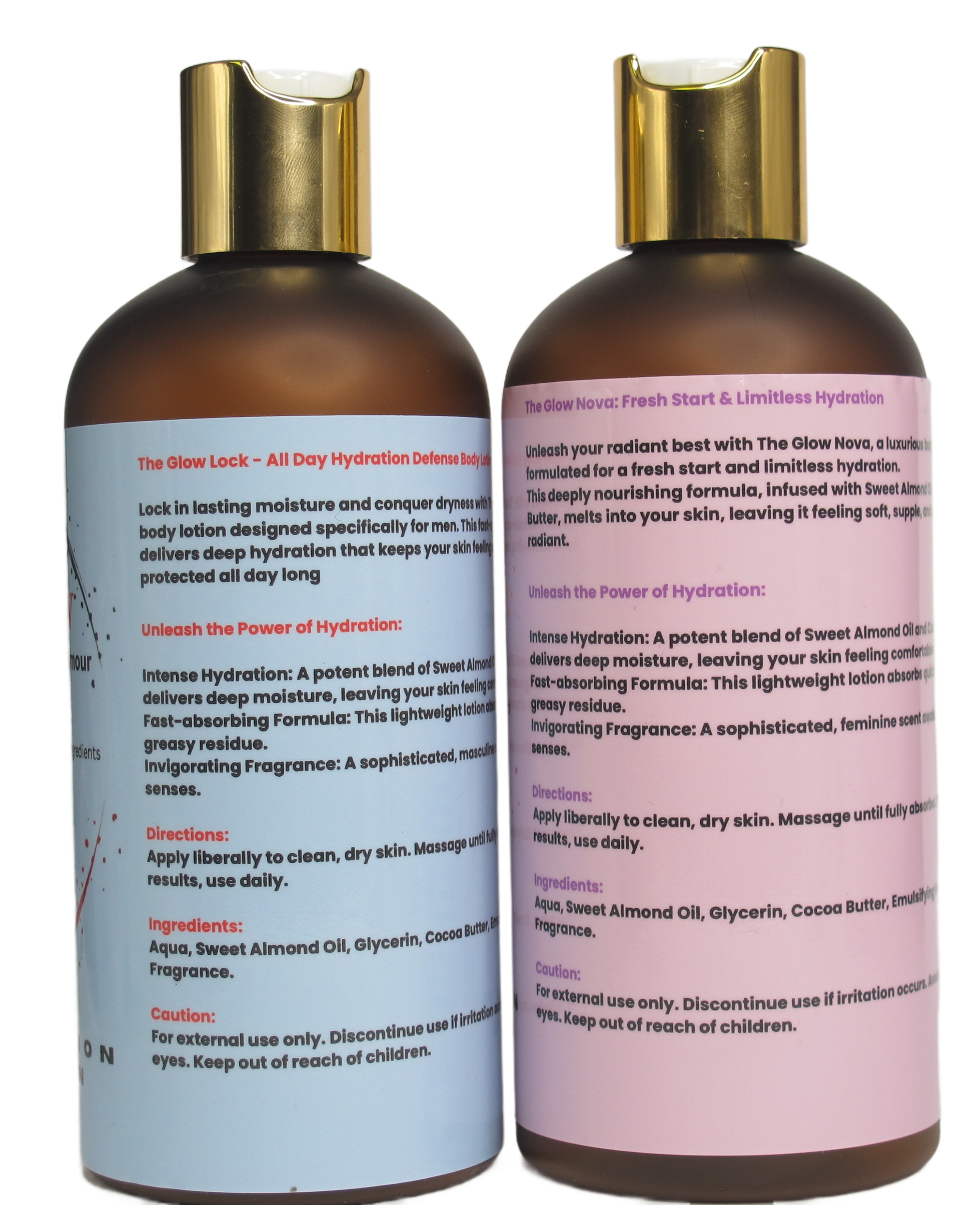 The Glow His &amp; Her Body Lotion Set
